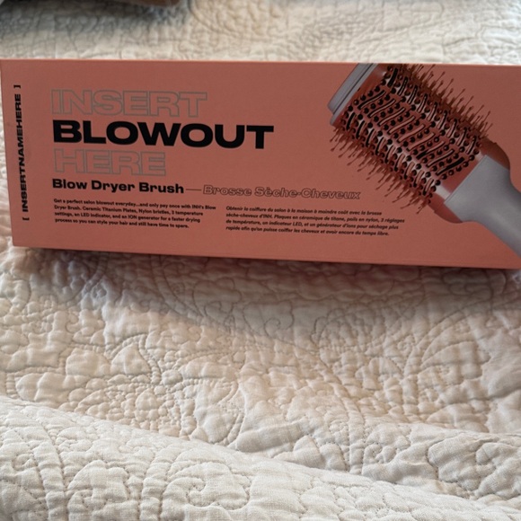 NWT Insert Blow Dryer Brush - Pink main image 5